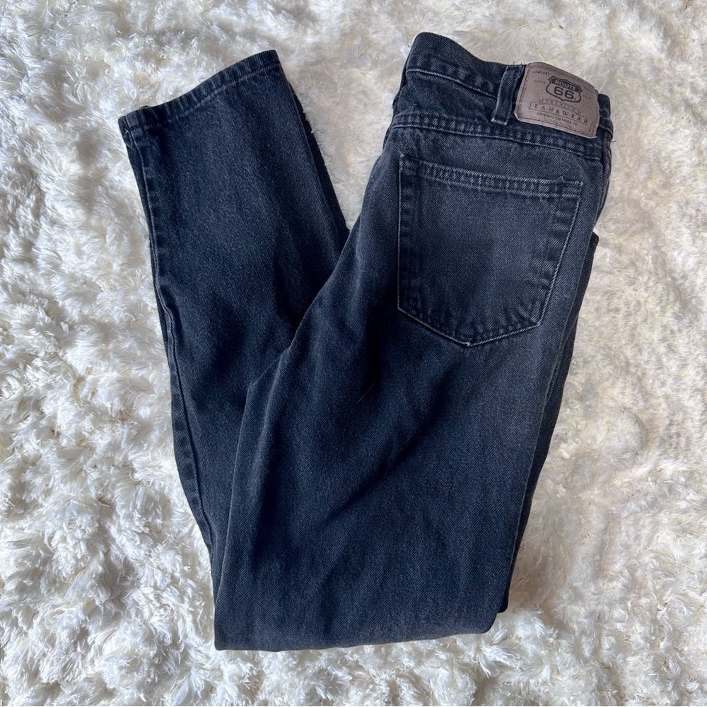 Vintage Route 66 Black Regular Fit Jeans 32x32